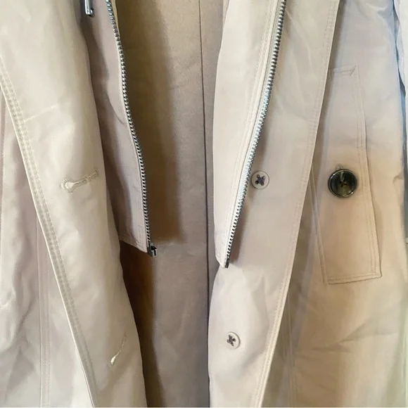 LONDON FOG COLLECTION Hooded Tan Women's Trench Coat Size PXXS - Picture 5 of 9